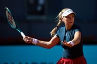Boulter in action at the Mutua Madrid Open - Day Four - Source: Getty